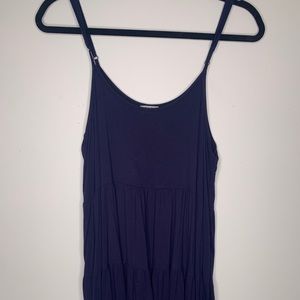Navy blue loose dress